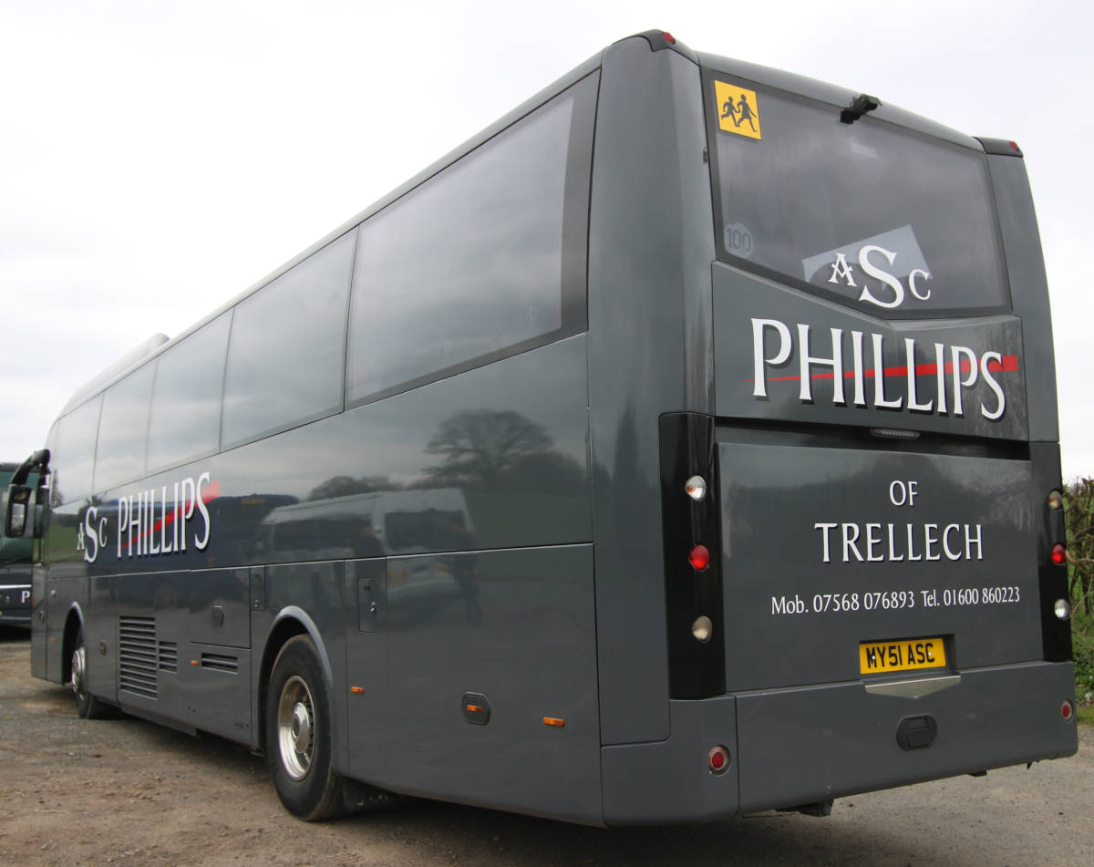 53 Seat Luxury Coach, Equipped for Executive TravelImage with link to high resolution version