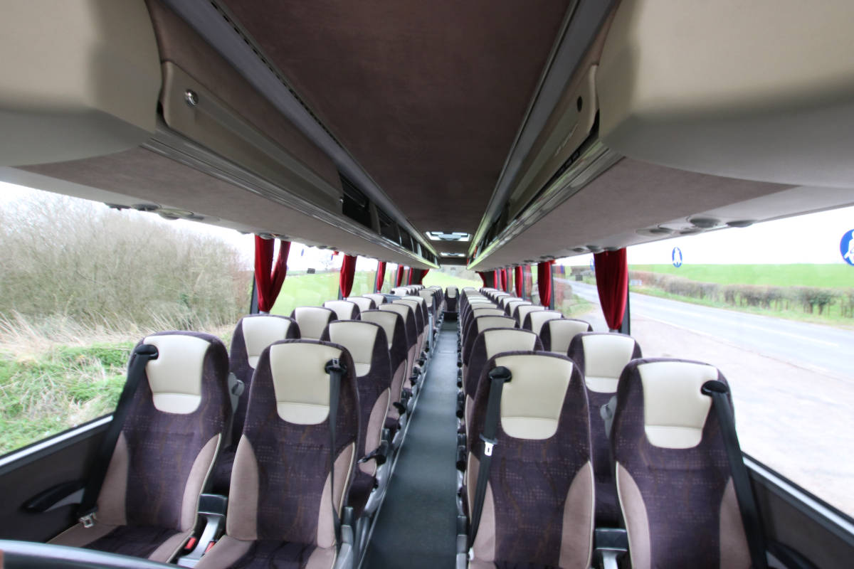 An image of 53 Seat Luxury Coach, Equipped for Executive Travel goes here.